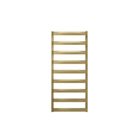 Crosswater Designer Towel Radiator Crosswater Air Designer Towel Radiator in Brushed Brass 1150 x 500 / Central Heating