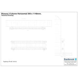 Eastbrook Rivassa Traditional 2 Column Radiator in Matt Black