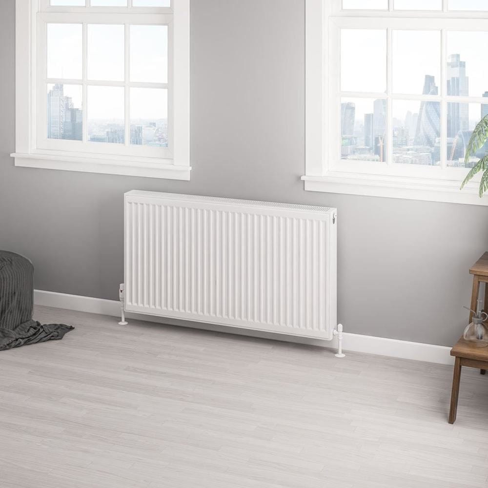 Aquarius Bathrooms Type 22 Aquarius Type 22 Compact Panel Radiator in Gloss White 600 x 1100mm