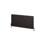 Aquarius Bathrooms Type 22 Aquarius Type 22 Compact Panel Radiator in Matt Black