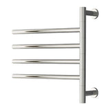 Reina Designer Towel Radiator Reina Rance 455 x 500mm Electric Only Towel Radiator in Polished Stainless Steel