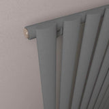Eastbrook Panel Radiator Eastbrook Tunstall Straight Horizontal Designer Radiator in Matt Anthracite