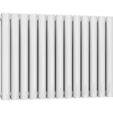 Aquarius Bathrooms Column Radiator Aquarius Athens Horizontal Double Column Radiator 600 x780mm / White