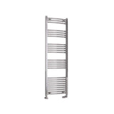 Eastbrook Wendover Curved Vertical Heated Towel Rail in White