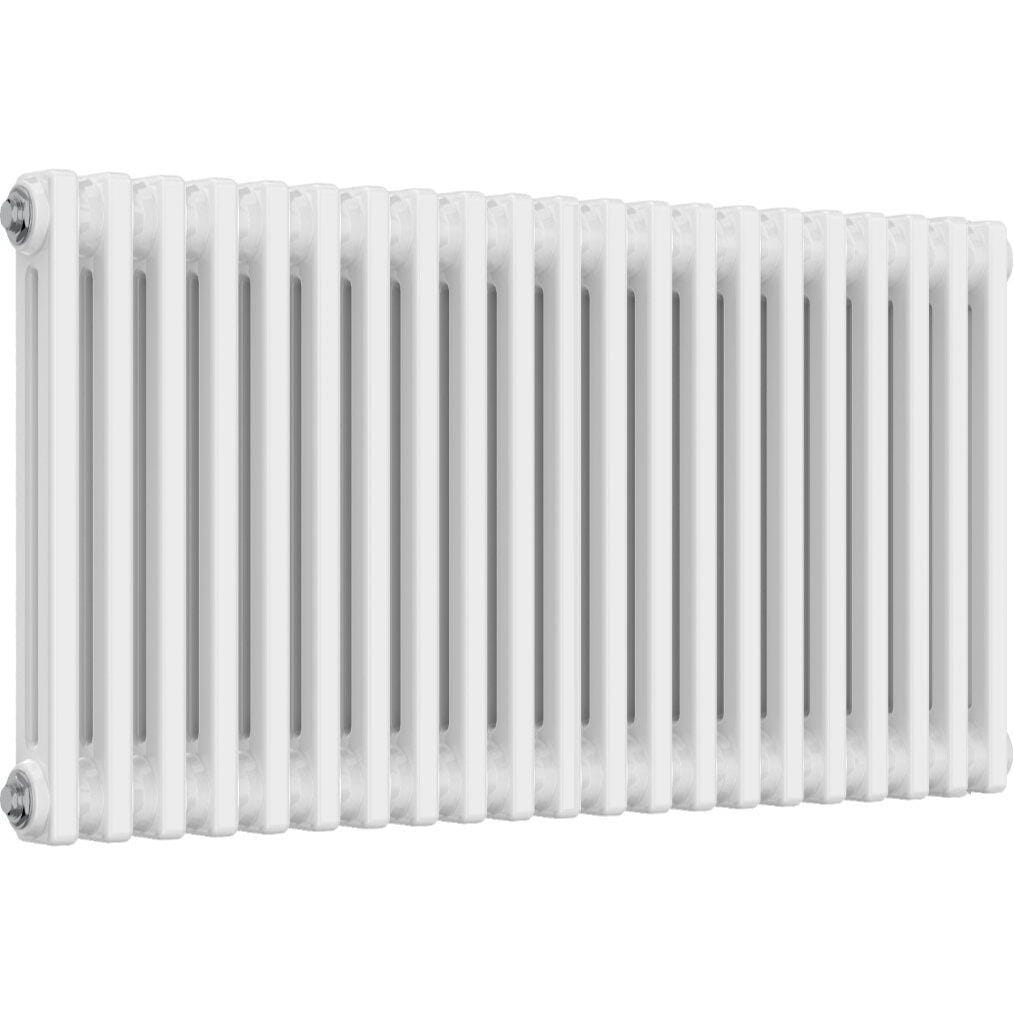 Aquarius Bathrooms Column Radiator Aquarius Foundry Horizontal 2 Column Radiator in White 500mm x 965mm