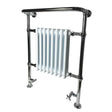 Imperial Insert Radiators Imperial Malmo 8 Bar Traditional Radiator - 960 x 665 - Chrome/White - Central Heating - RAD0110100