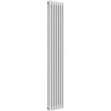 Aquarius Bathrooms Column Radiator Aquarius Foundry Vertical 3 Column Radiator in White 1800mm x 335mm