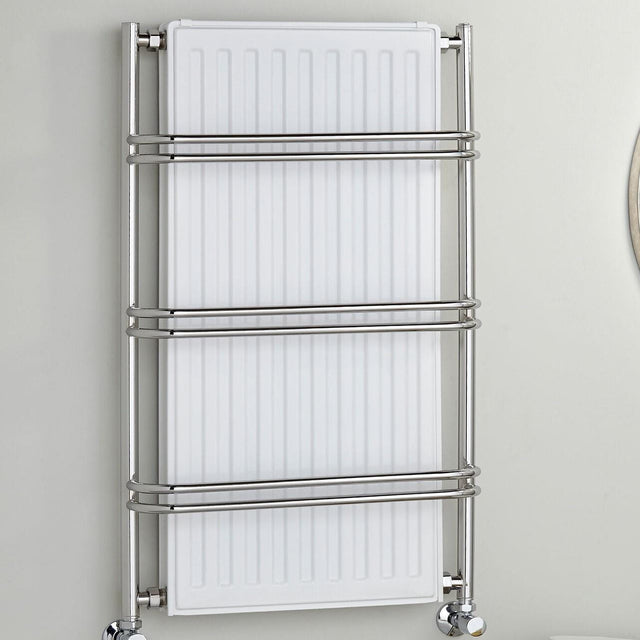 Vogue Designer Towel Radiator Vogue Nexus III Straight Designer Towel Radiator - 900 x 525mm - Chrome