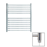 JIS Ladder Rail JIS Sussex Ouse Vertical Stainless Steel Heated Towel Rail 700 x 620mm / Electric Only / Polished Chrome