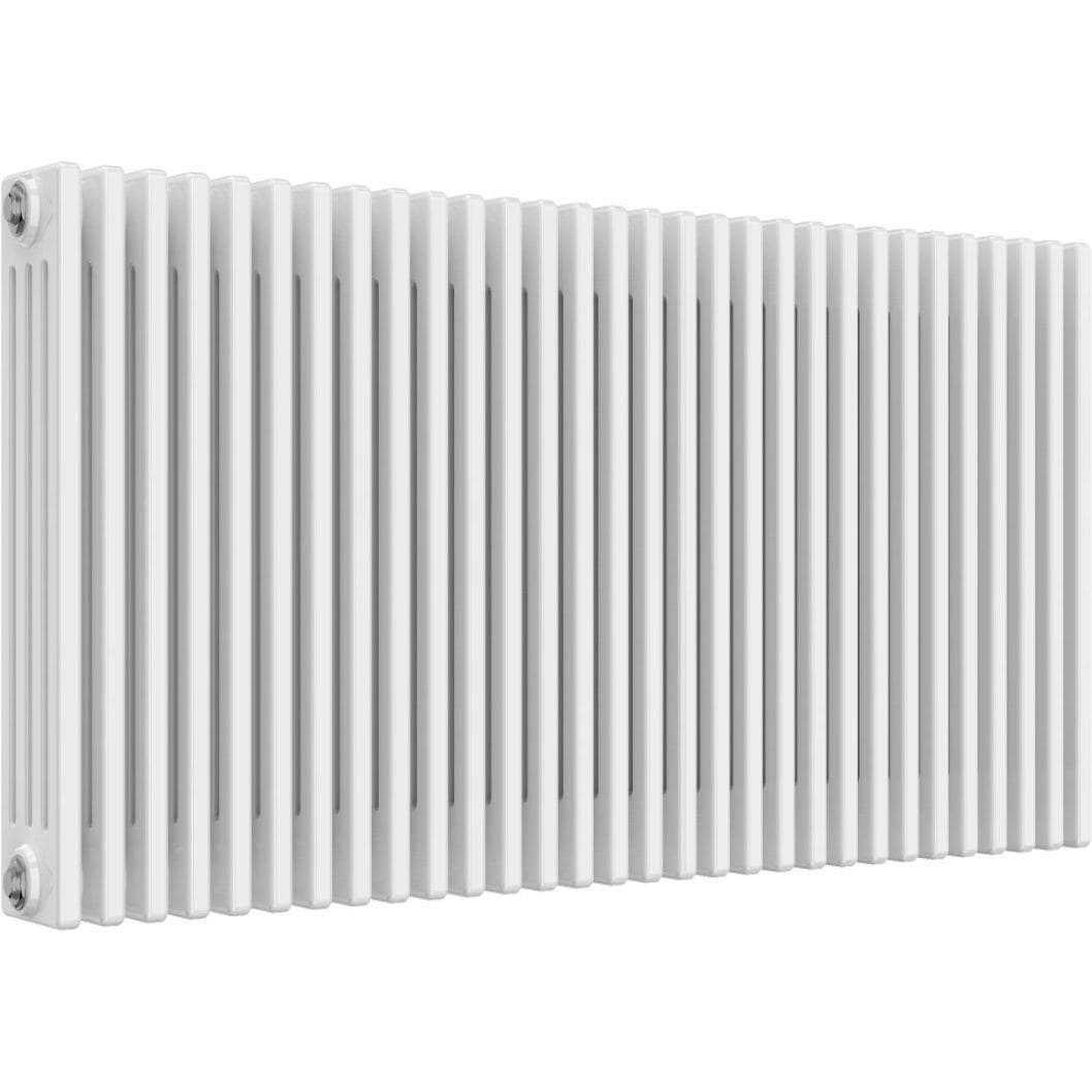 Aquarius Bathrooms Column Radiator Aquarius Foundry Horizontal 4 Column Radiator in White 750mm x 1370mm