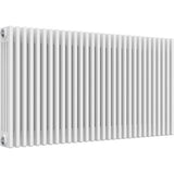 Aquarius Bathrooms Column Radiator Aquarius Foundry Horizontal 4 Column Radiator in White 750mm x 1370mm