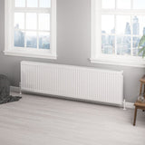 Aquarius Type 22 Compact Panel Radiator in Gloss White