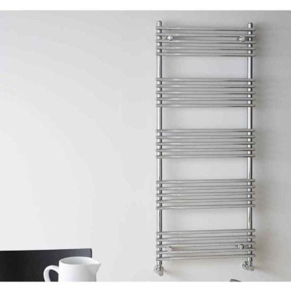 Vogue Designer Towel Radiator Vogue Tune Straight Designer Towel Radiator in Chrome 1508 x 600 / Central Heating