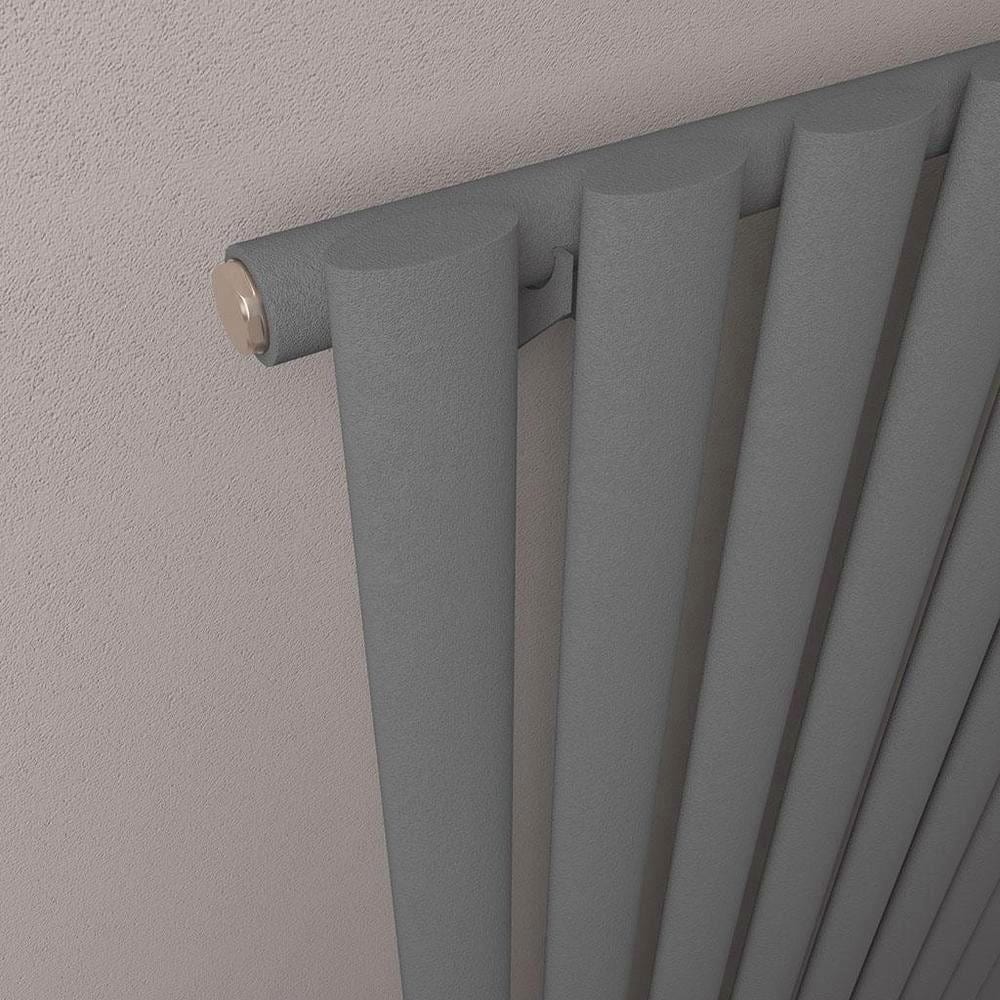 Eastbrook Panel Radiator Eastbrook Tunstall Straight Horizontal Designer Radiator in Matt Anthracite