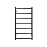 JIS Ladder Rail JIS Sussex Pevensey Vertical Stainless Steel Heated Towel Rail Black / Electric Only