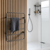JTP Designer Towel Radiator JTP AERO Designer Vertical Heated Towel Rail - Electric Only