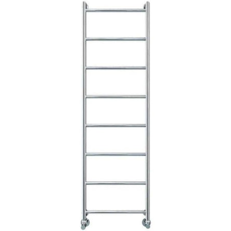 Vogue Ladder Rail Vogue Vivid Straight Heated Towel Rail in Chrome 1550 x 500 / Central Heating
