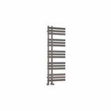 Eastbrook Designer Towel Radiator Eastbrook Leonardo Straight Vertical Heated Towel Rail in Chrome 1200 x 400mm / Dual Fuel