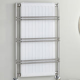 Vogue Designer Towel Radiator Vogue Nexus III Straight Designer Towel Radiator - 900 x 525mm - Chrome Central Heating