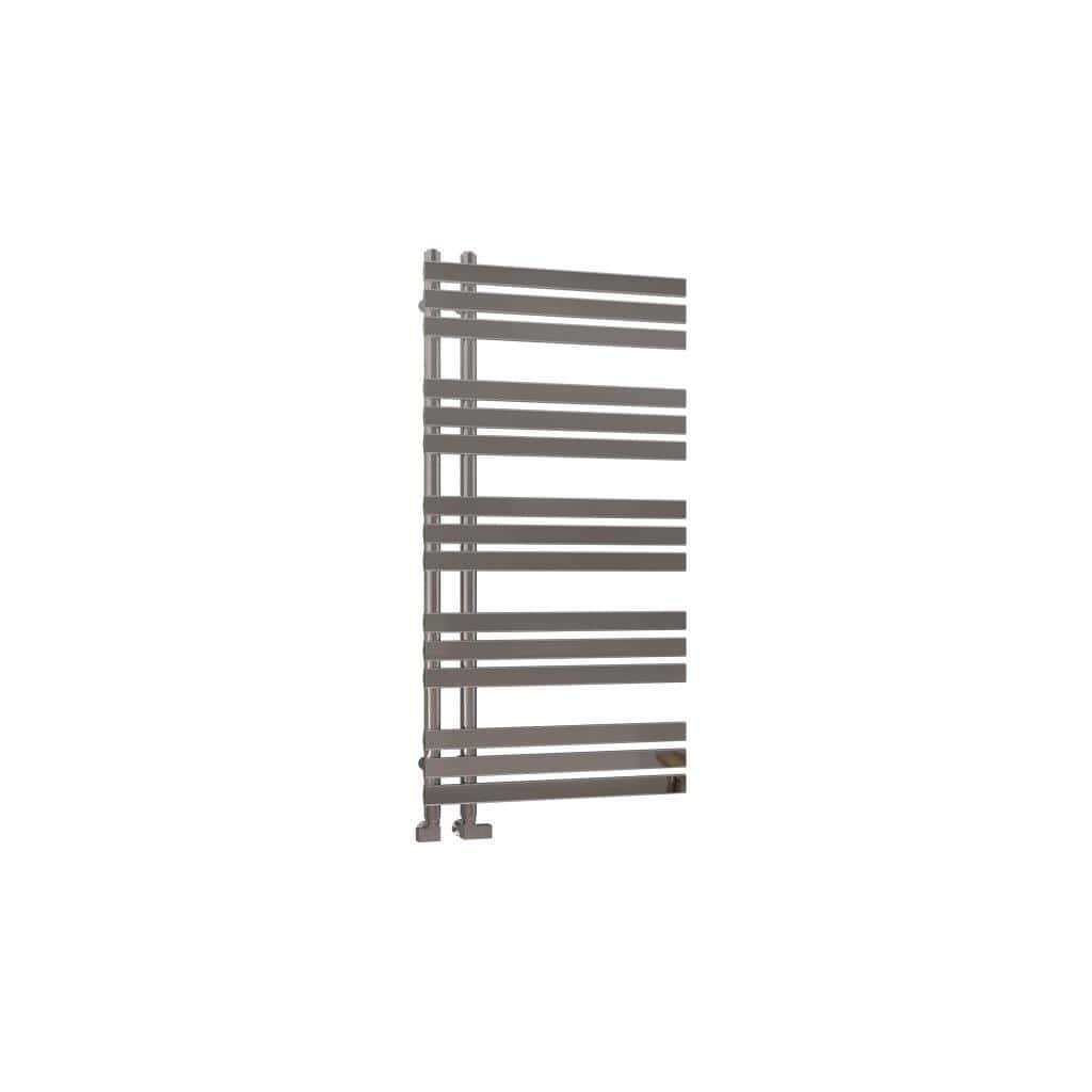 Eastbrook Designer Towel Radiator Eastbrook Leonardo Straight Vertical Heated Towel Rail in Chrome 1200 x 600mm / Central Heating