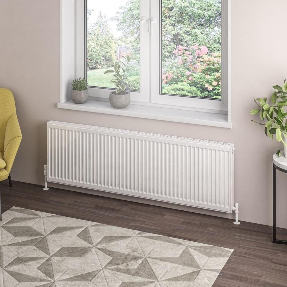 Aquarius Type 21 Compact Panel Radiator In Gloss White