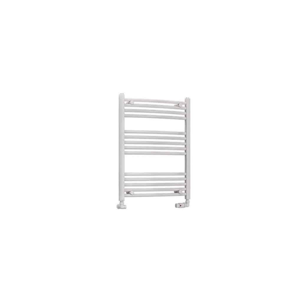 Eastbrook Ladder Rail Eastbrook Wendover Curved Vertical Heated Towel Rail - 800 x 600mm in White