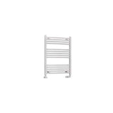 Eastbrook Ladder Rail Eastbrook Wendover Curved Vertical Heated Towel Rail - 800 x 600mm in White