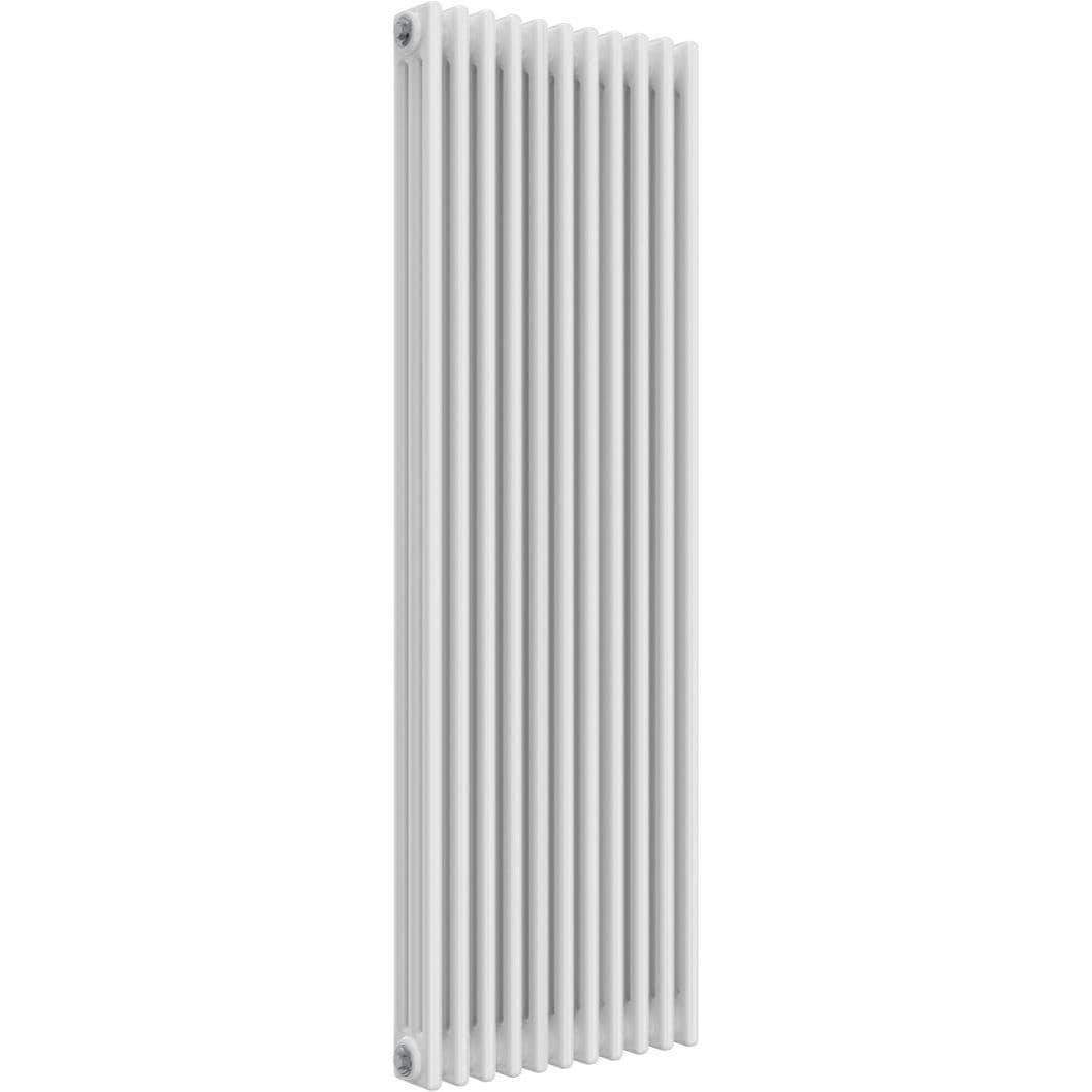 Aquarius Bathrooms Column Radiator Aquarius Foundry Vertical 3 Column Radiator in White 1500mm x 515mm