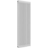 Aquarius Bathrooms Column Radiator Aquarius Foundry Vertical 3 Column Radiator in White 1500mm x 515mm