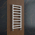Crosswater Designer Towel Radiator Crosswater Wedge Designer Towel Rail in Soft White Matt