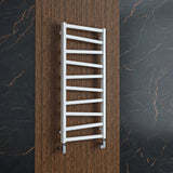 Crosswater Designer Towel Radiator Crosswater Wedge Designer Towel Rail in Soft White Matt