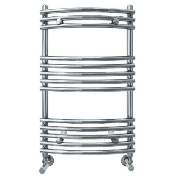 Vogue Melody Curved Designer Towel Radiator in Chrome