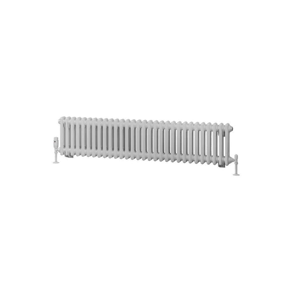 Eastbrook Column Radiator Eastbrook Rivassa Traditional 2 Column Radiator in Gloss White