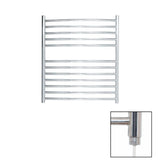 JIS Ladder Rail JIS Sussex Camber Vertical Stainless Steel Curved Heated Towel Rail 700 x 620mm / Electric Only / Polished Chrome
