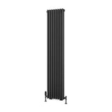 Eastbrook Column Radiator Eastbrook Rivassa Traditional 3 Column Radiator in Matt Anthracite