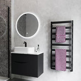 Crosswater Designer Towel Radiator Crosswater Air Designer Towel Radiator in Metallic Black 1150 x 500 / Central Heating