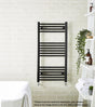 Aquarius Ladder Rails Aquarius Noir High Output Ladder Towel Rail Matt Black 1000 x 500