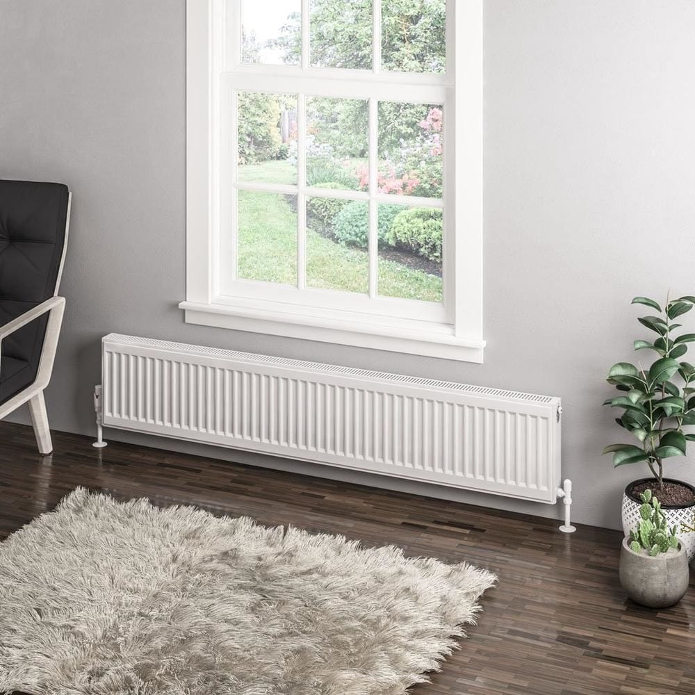 Aquarius Type 11 Compact Panel Radiator In Gloss White