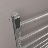 Eastbrook Ladder Rail Eastbrook Tuscan Round Heated Towel Rail in Chrome