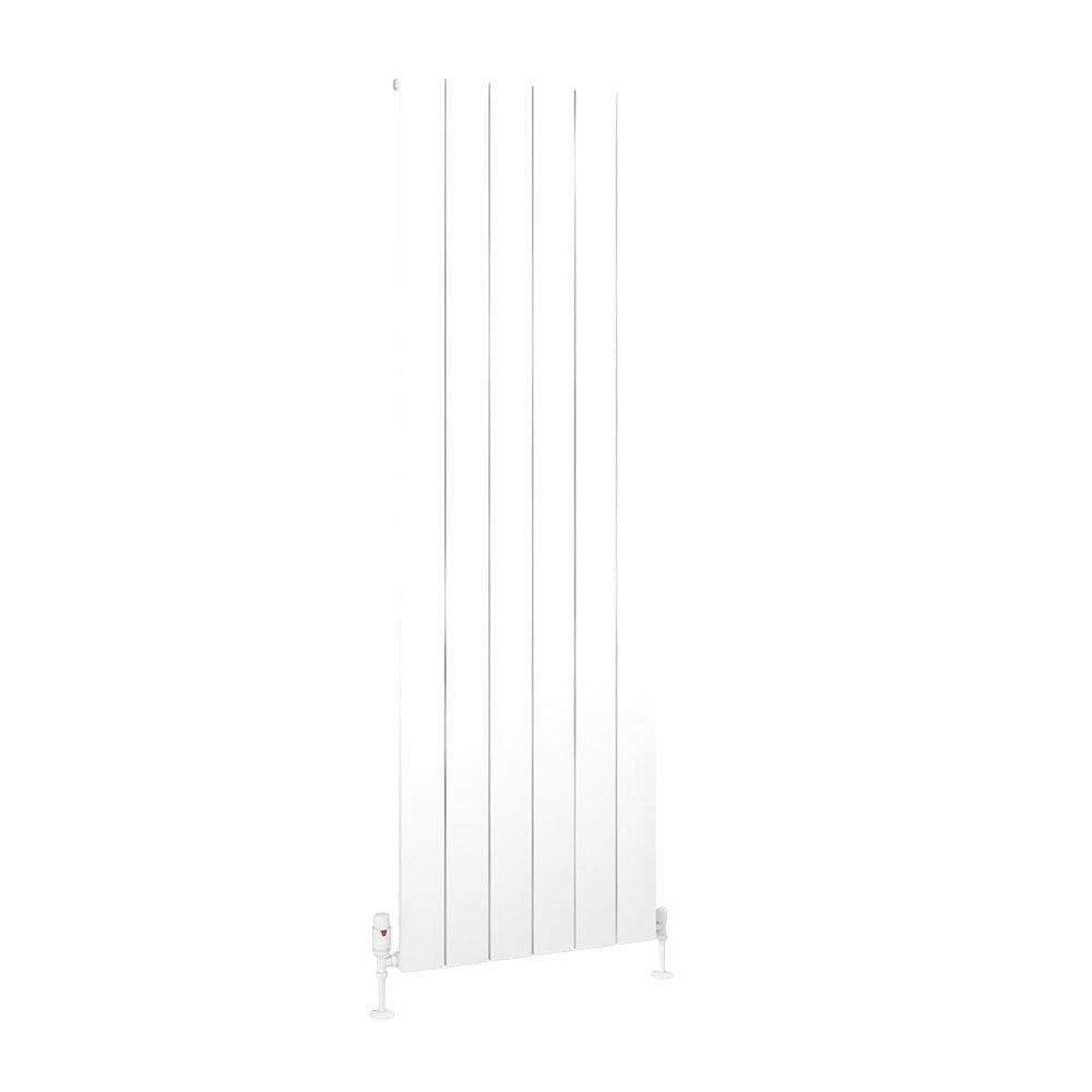 Eastbrook Panel Radiator Eastbrook Charlton Vertical Designer Radiator in Matt White