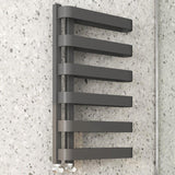 KRAD Designer Towel Radiators K-RAD Texas Straight Vertical Designer Towel Rail in Anthracite