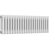 Aquarius Bathrooms Column Radiator Aquarius Foundry Horizontal 3 Column Radiator in White 300mm x 965mm