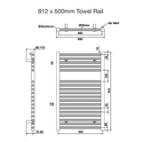 Tissino Ladder Rails Tissino Hugo2 Designer Towel Radiator in Arabica