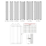 Reina Panel Radiator Reina Albano Central Heating Vertical Designer Radiator