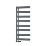 Reina Ladder Rail Reina Carpena Central Heating Aluminium Towel Rail Anthracite / 1190 x 500mm