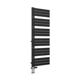 Eastbrook Designer Towel Radiator Eastbrook Helmsley Straight Vertical Designer Towel Rail in Matt Black
