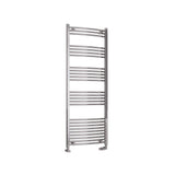 Eastbrook Wendover Curved Vertical Heated Towel Rail in White