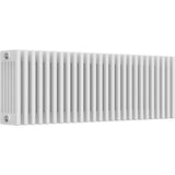 Aquarius Bathrooms Column Radiator Aquarius Foundry Horizontal 6 Column Radiator in White 400mm x 1190mm