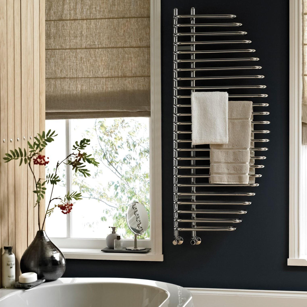 Vogue Designer Towel Radiators Vogue Marine Designer Heated Towel Rail in Chrome