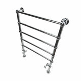 Imperial Traditional Towel Rails Imperial Lund Traditional Heating Towel Rail - 1000 x 700 - Floor Mounted - Chrome - Central Heating